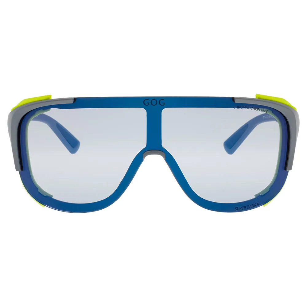 Gog Tatra C Foto Kromatiska Solglasögon, Matt grey / neon lemon, Reflex Blue/CAT2-4