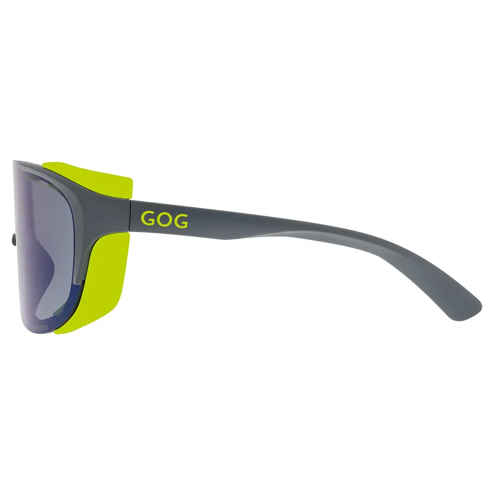 Gog Tatra C Foto Kromatiska Solglasögon, Matt grey / neon lemon, Reflex Blue/CAT2-4