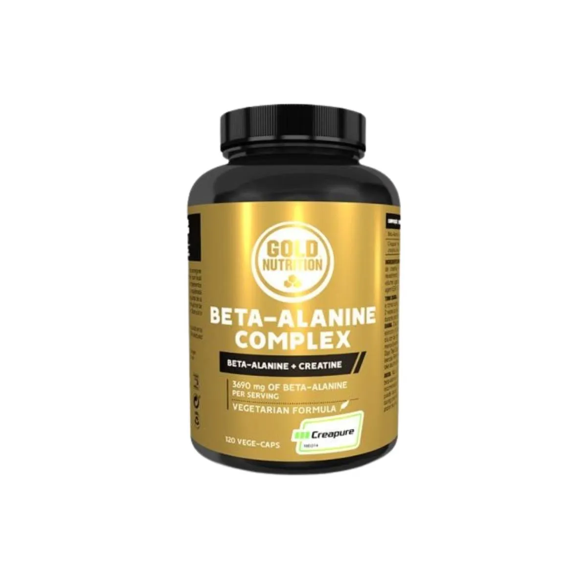 Gold Nutrition Beta-Alanine Complex Supplement, Black, One Size
