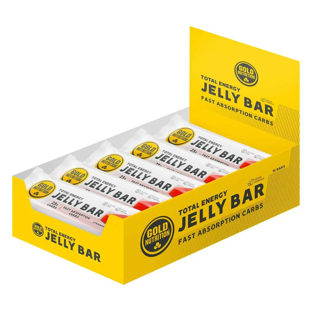 Gold Nutrition Jelly Bar Energy Bar, White, One Size