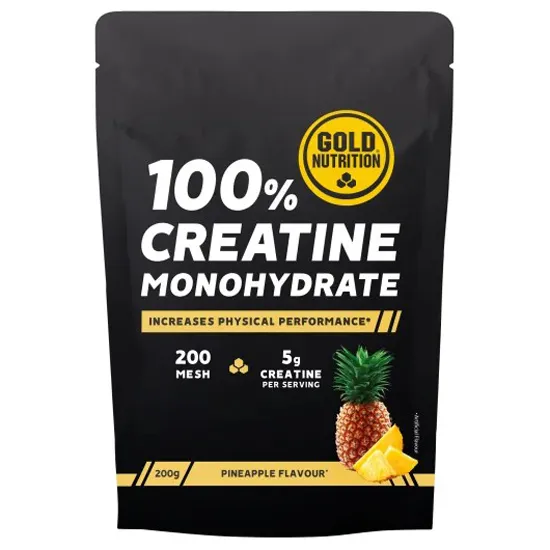 Gold Nutrition Monohydrate Kreatinpulver Ananas 200g, Multicolor, One Size