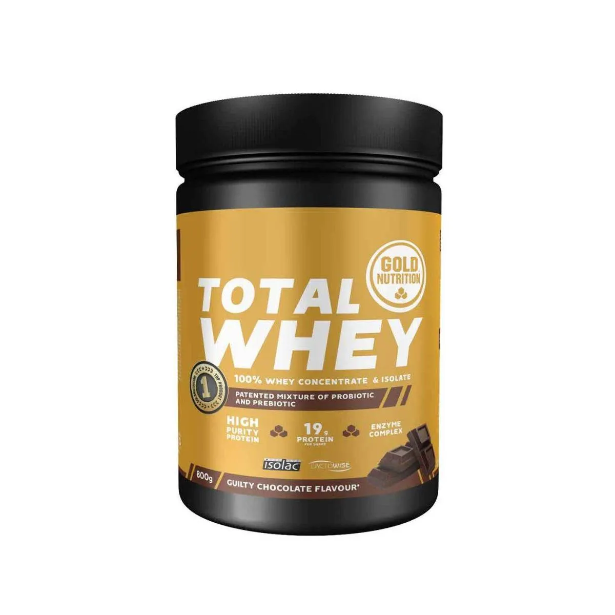 Gold Nutrition Total Whey Protein, Chocolate, 800g