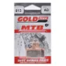Goldfren Gf-813 Ad Shimano Deore Ceramic Treatment Sintradbromsbelägg 25 Enheter, Black, One Size