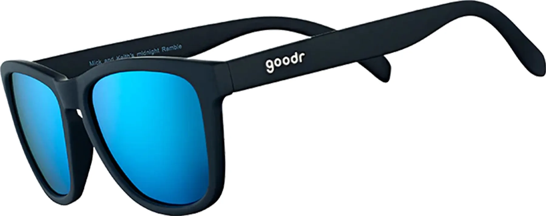 Goodr Sunglasses Mick And Keith'S Midnight Ramble, Black, One Size Goodr Sunglasses Mick And Keith'S Midnight Ramble, Black, One Size