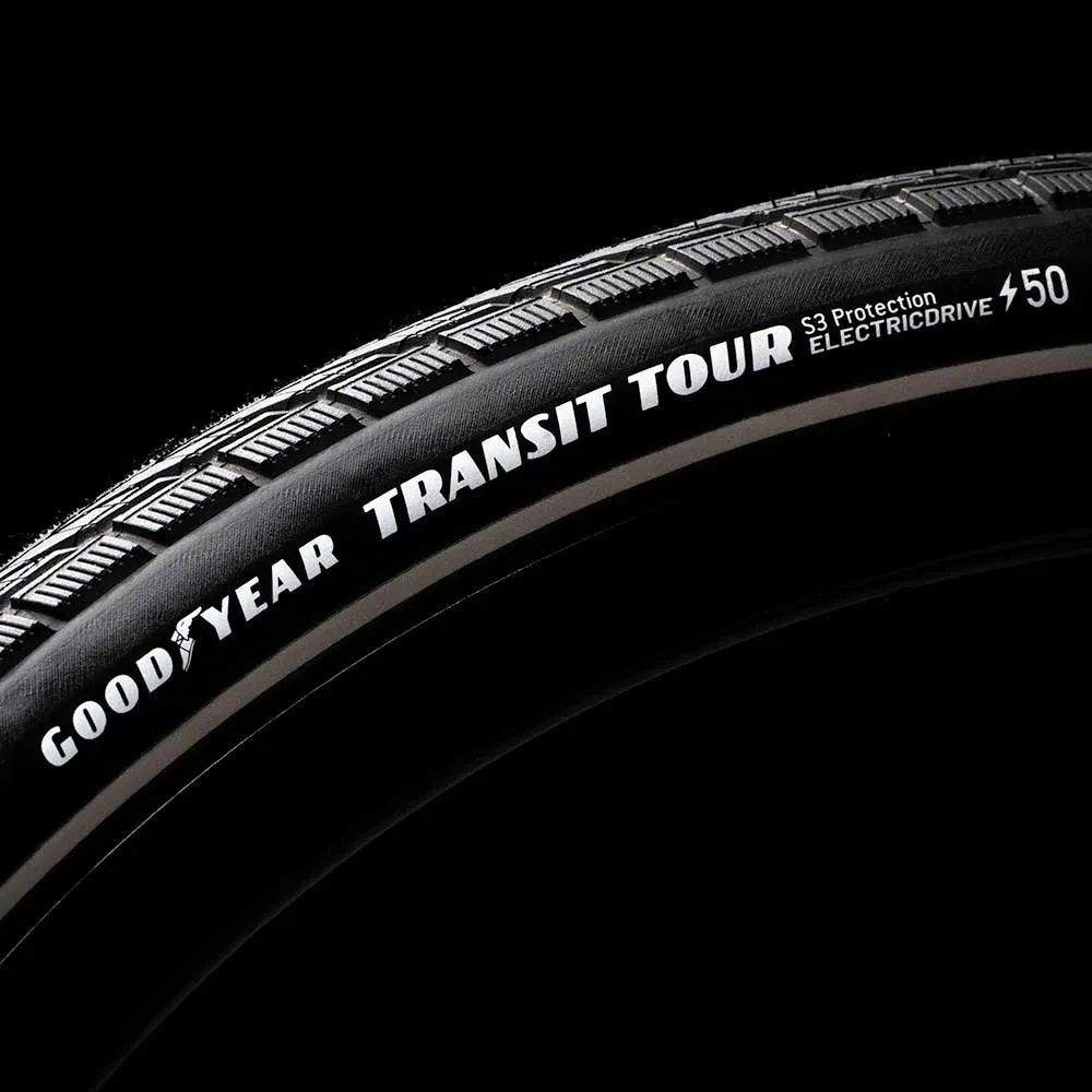 Goodyear Transit Tour S3 Protection Reflex 28´´ X 2.00 Styvt Urbandäck, Black, 28" x 2.00 Goodyear Transit Tour S3 Protection Reflex 28´´ X 2.00 Styvt Urbandäck, Black, 28" x 2.00