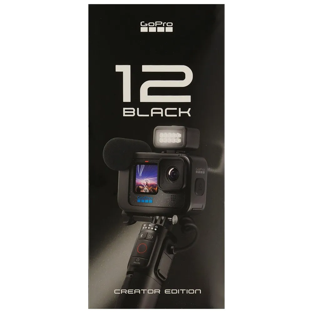 GoPro Hero12 Black Creator Edition Actionkamera, Black, One Size