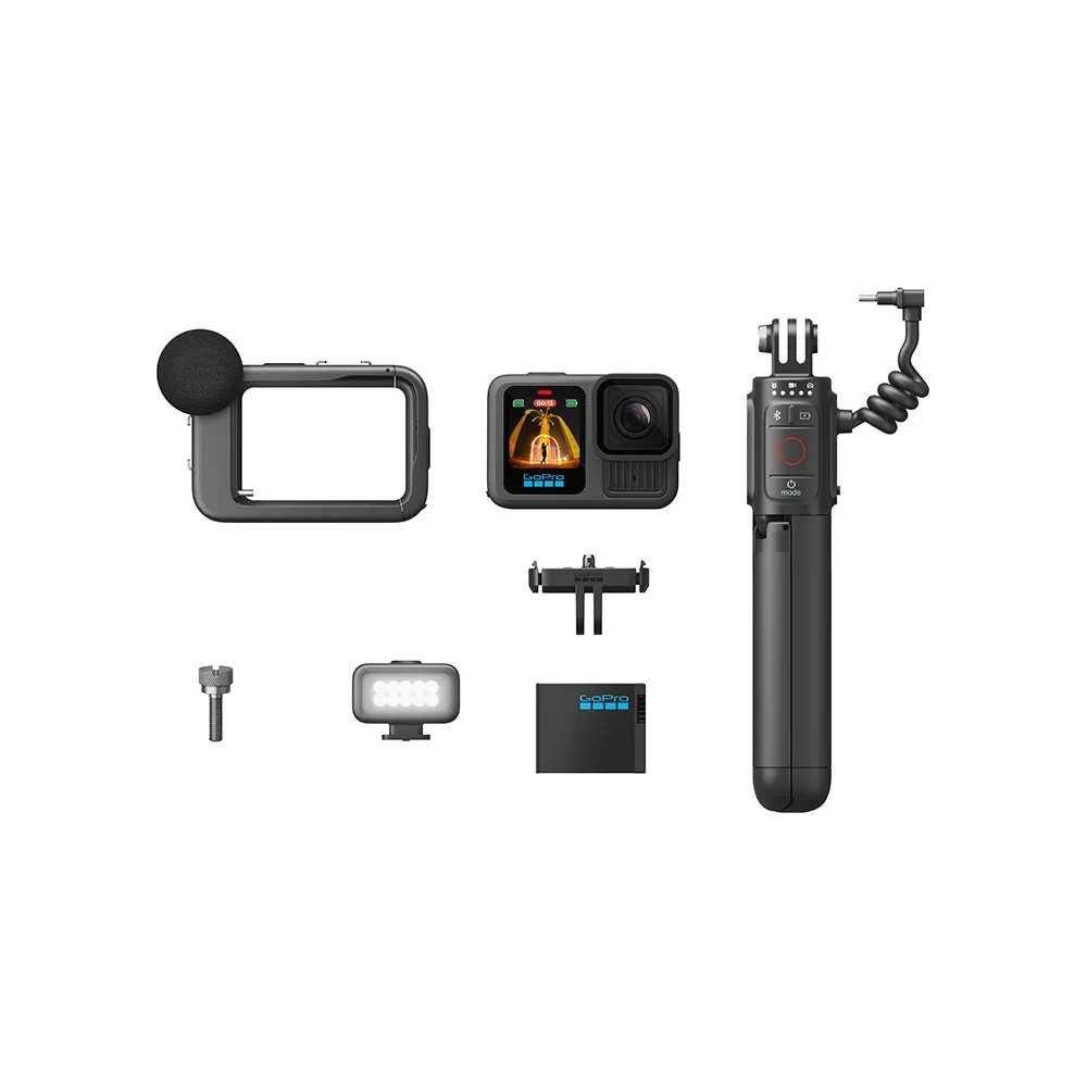 GoPro Hero13 Black Creator Edition Actionkamera, Black, One Size, EU Plug 220V GoPro Hero13 Black Creator Edition Actionkamera, Black, One Size, EU Plug 220V