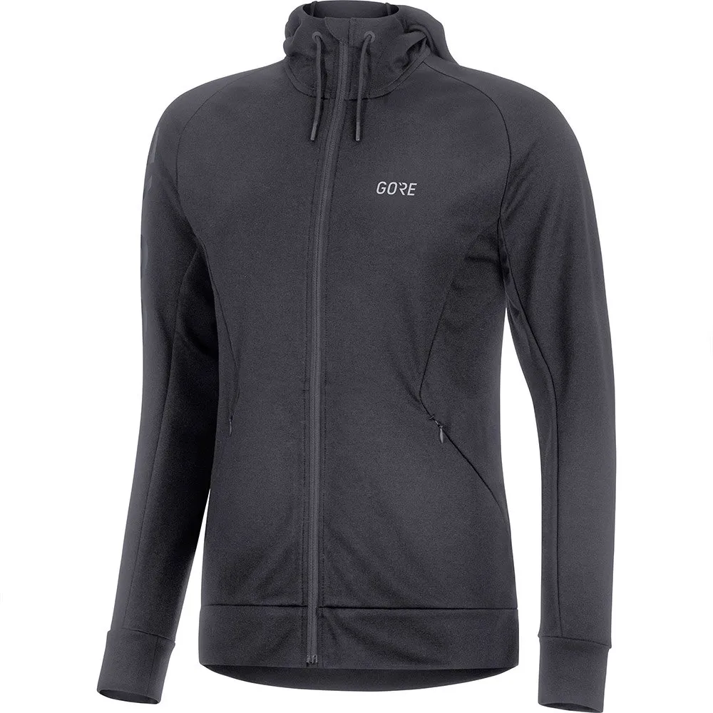 GOREWEAR Signature Sweatshirt Med Dragkedja female, Black