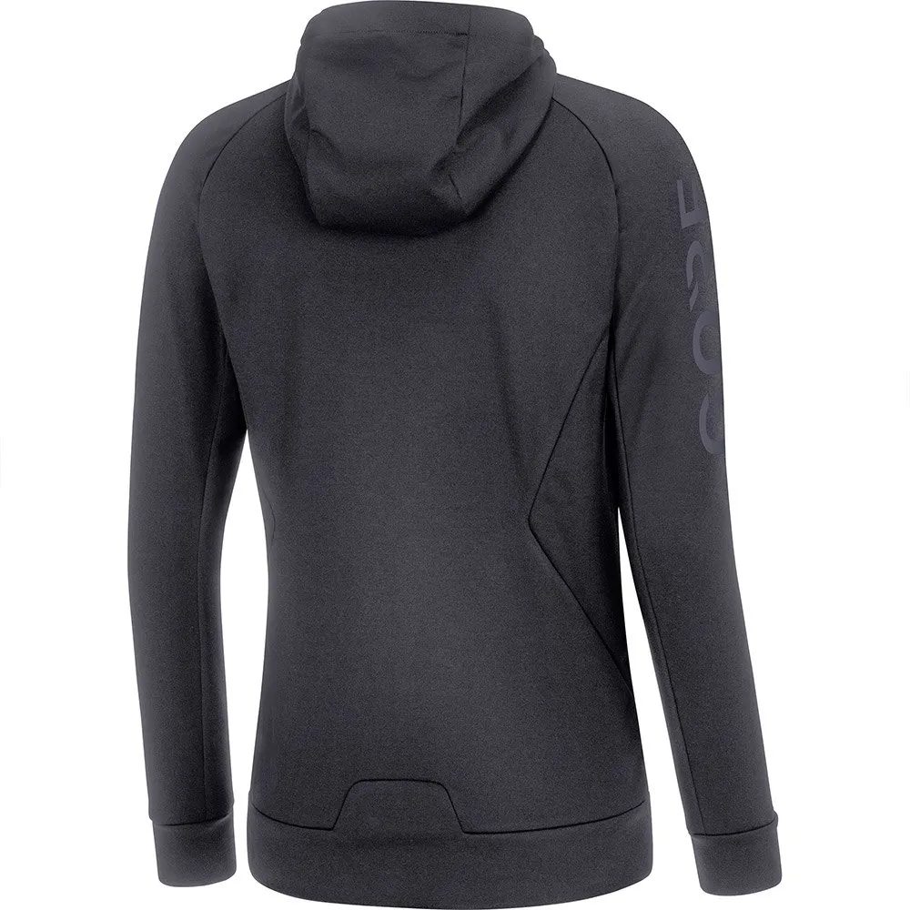 GOREWEAR Signature Sweatshirt Med Dragkedja female, Black