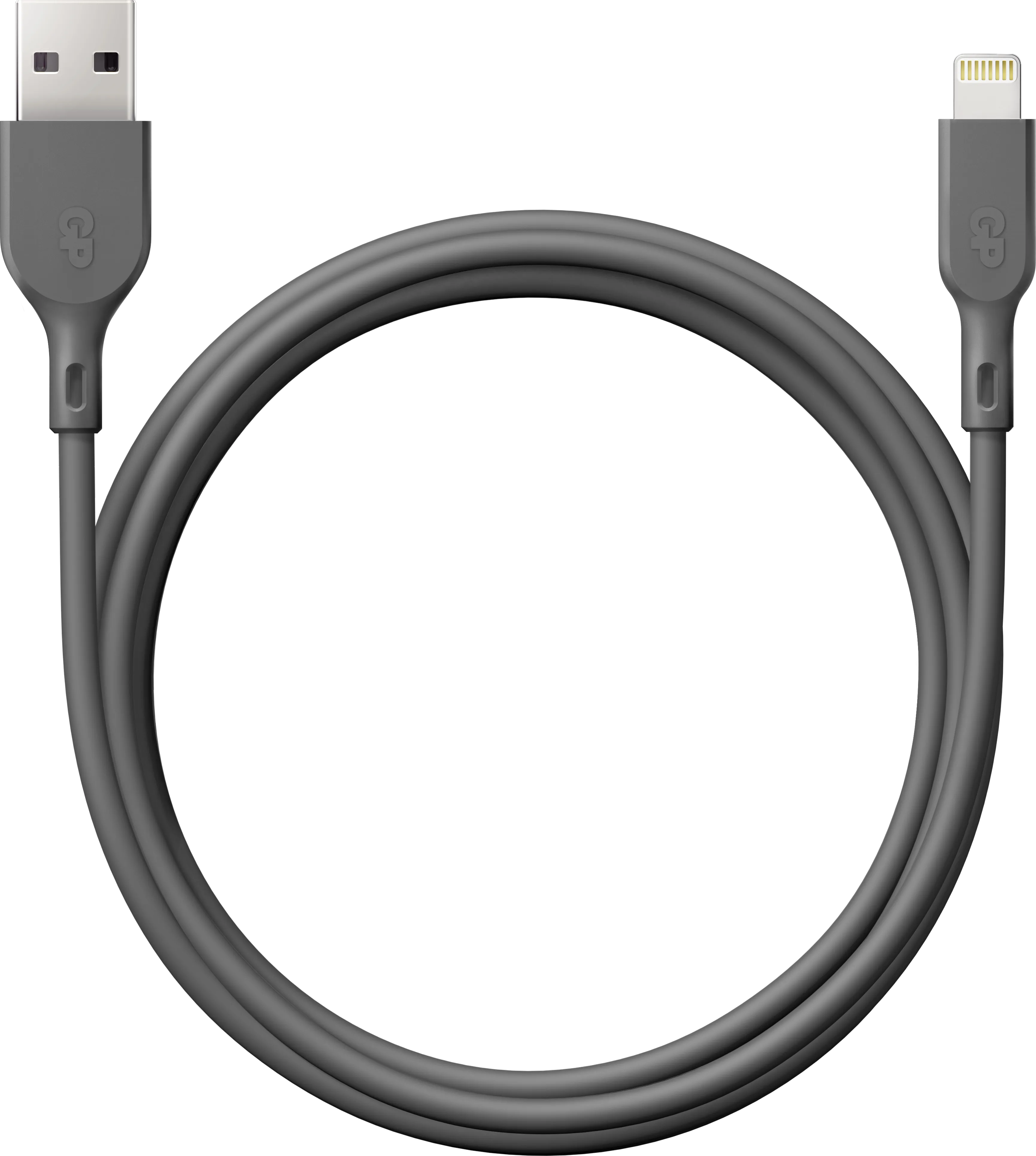 GP Essential Cable USB-A To Lightning, Grey, One Size