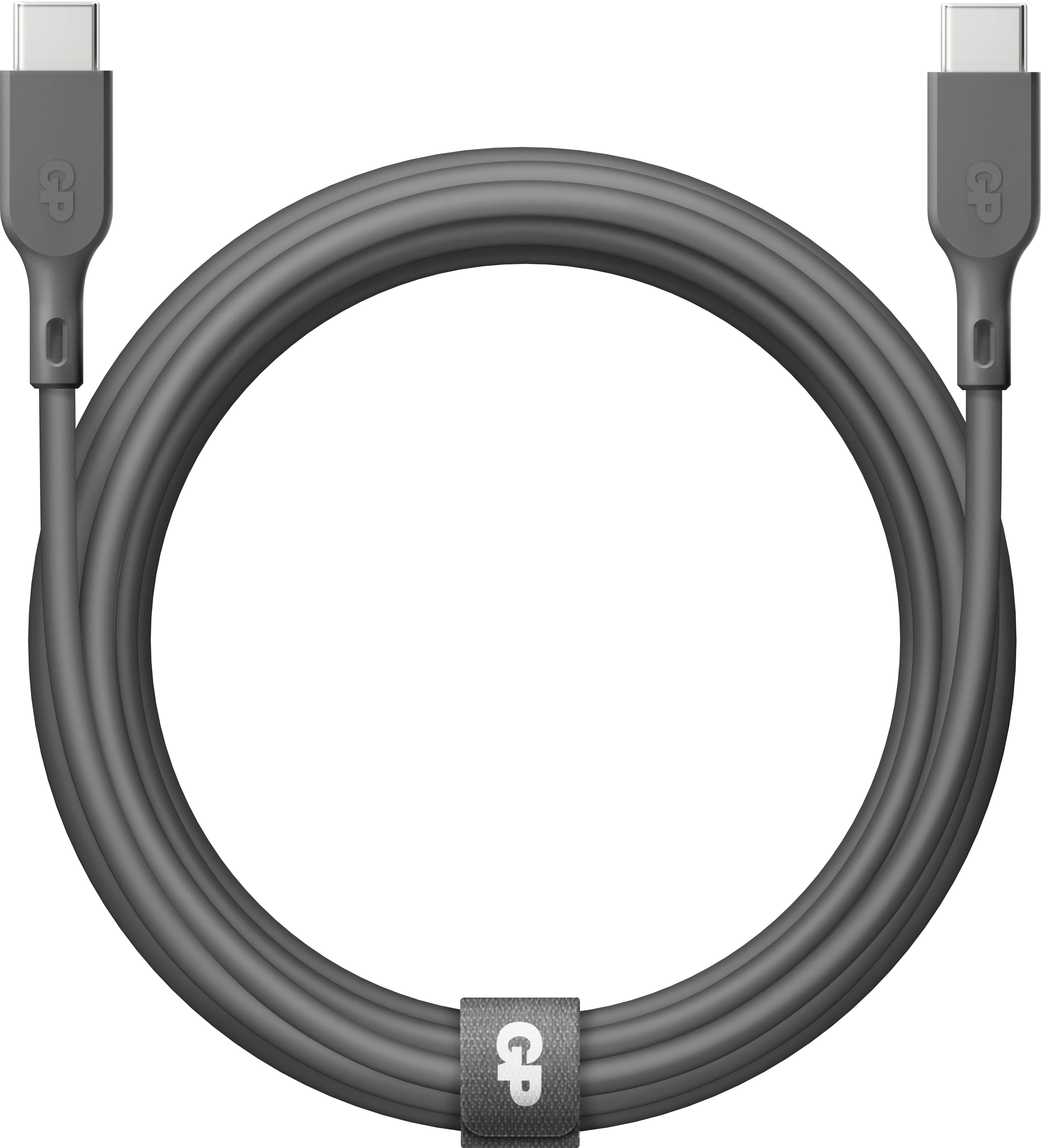 GP Essential Cable USB-C To USB-C 100w, Grey, One Size