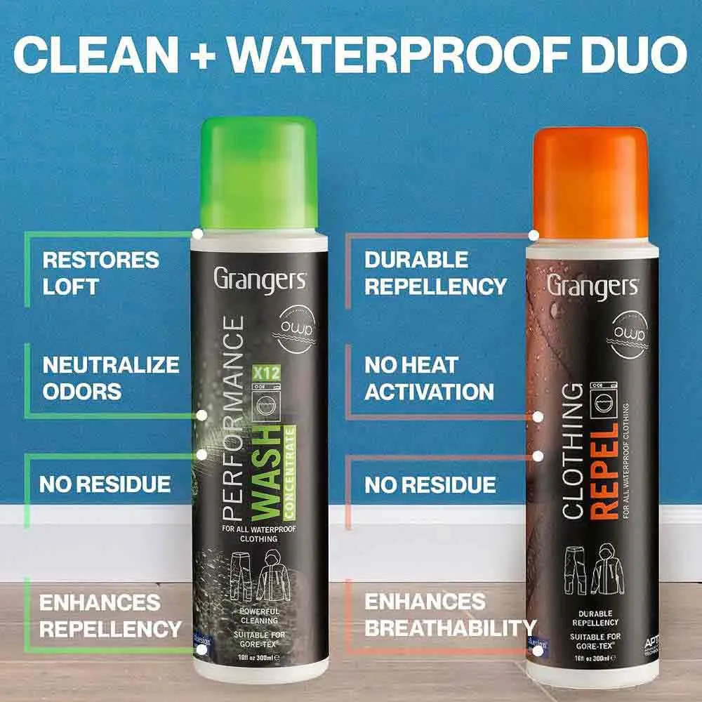 Grangers Prestandatvätt + Klädselrengöring Med Smuts-och Vattenavvisande Egenskaper 300ml, Black / green / orange, One Size