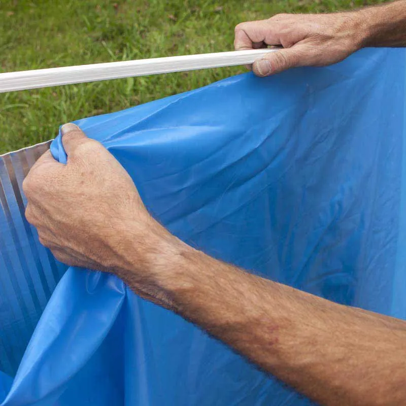 Gre Accessories 460x132 Cm Stål Pooldäck unisex, Blue, 460 x 132cm