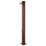 Gre Accessories Aluminium Rund Sol Dusch unisex, Brown, 32L