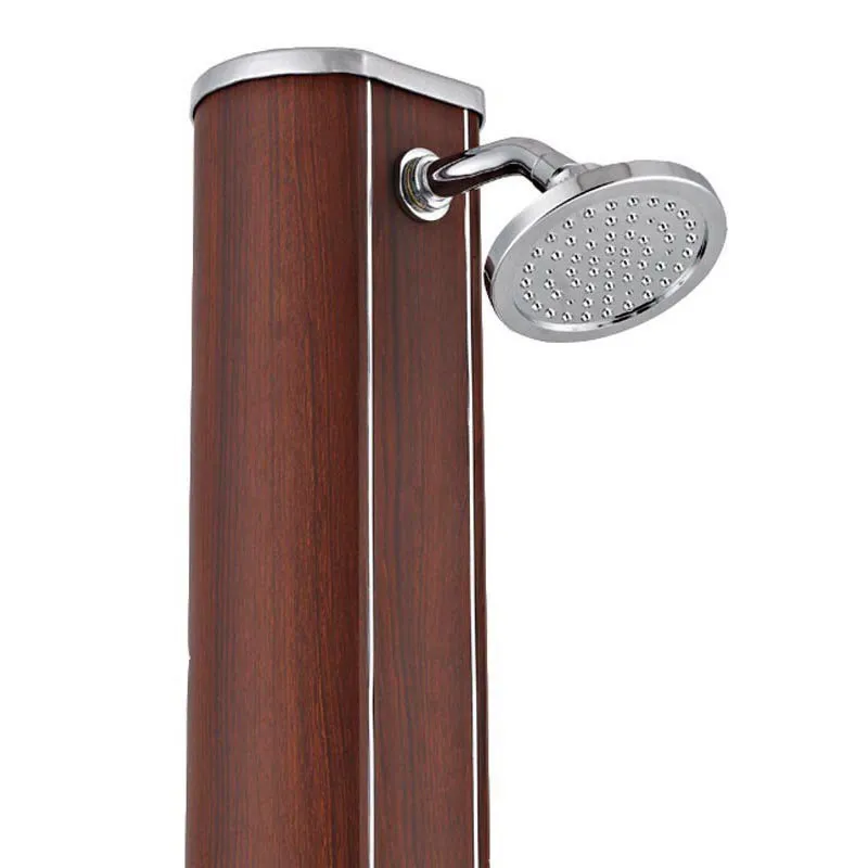 Gre Accessories Aluminium Rund Sol Dusch unisex, Brown, 32L