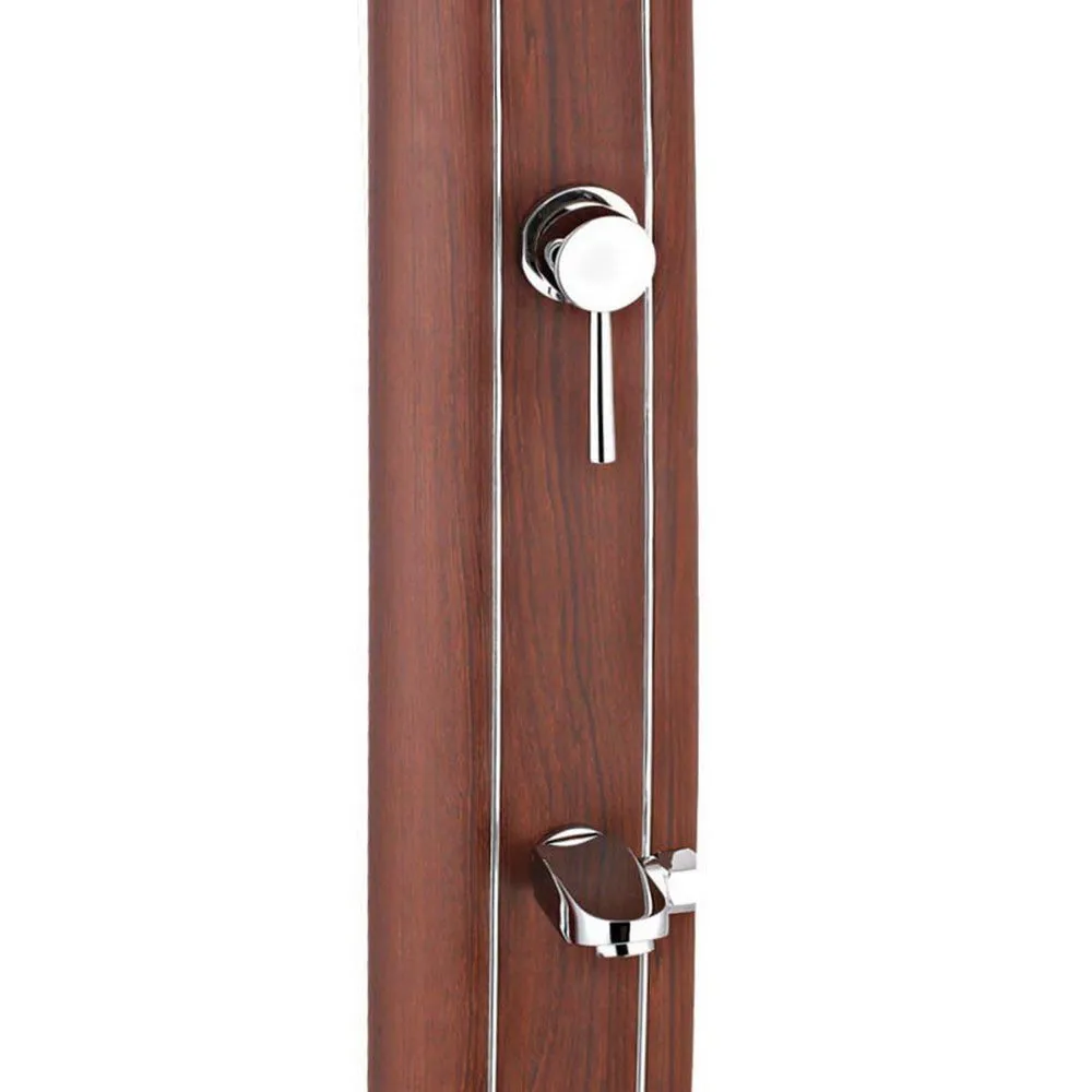 Gre Accessories Aluminium Rund Sol Dusch unisex, Brown, 32L