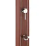 Gre Accessories Aluminium Rund Sol Dusch unisex, Brown, 32L