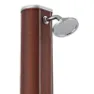 Gre Accessories Aluminium Rund Sol Dusch unisex, Brown, 32L