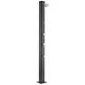 Gre Accessories Aluminium Rund Solvattendusch 32l unisex, Black, One Size