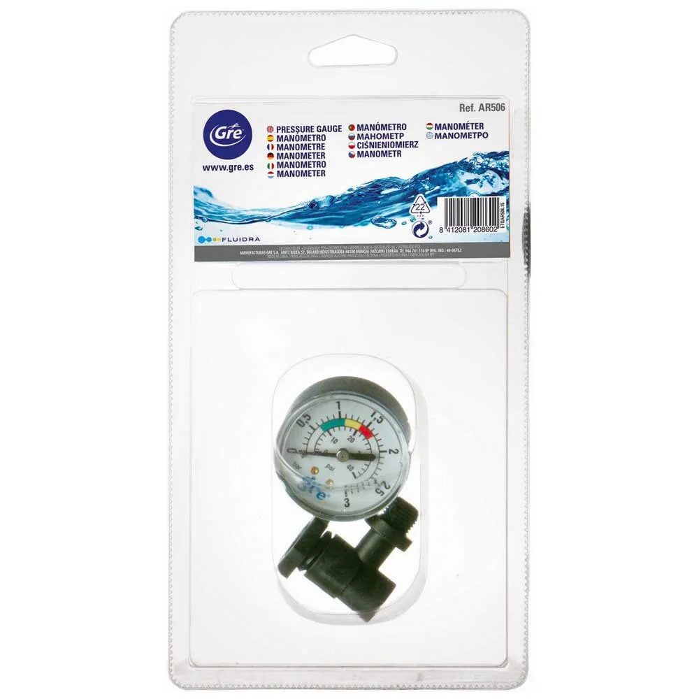 Gre Accessories Manometer unisex, White, 5cm Gre Accessories Manometer unisex, White, 5cm