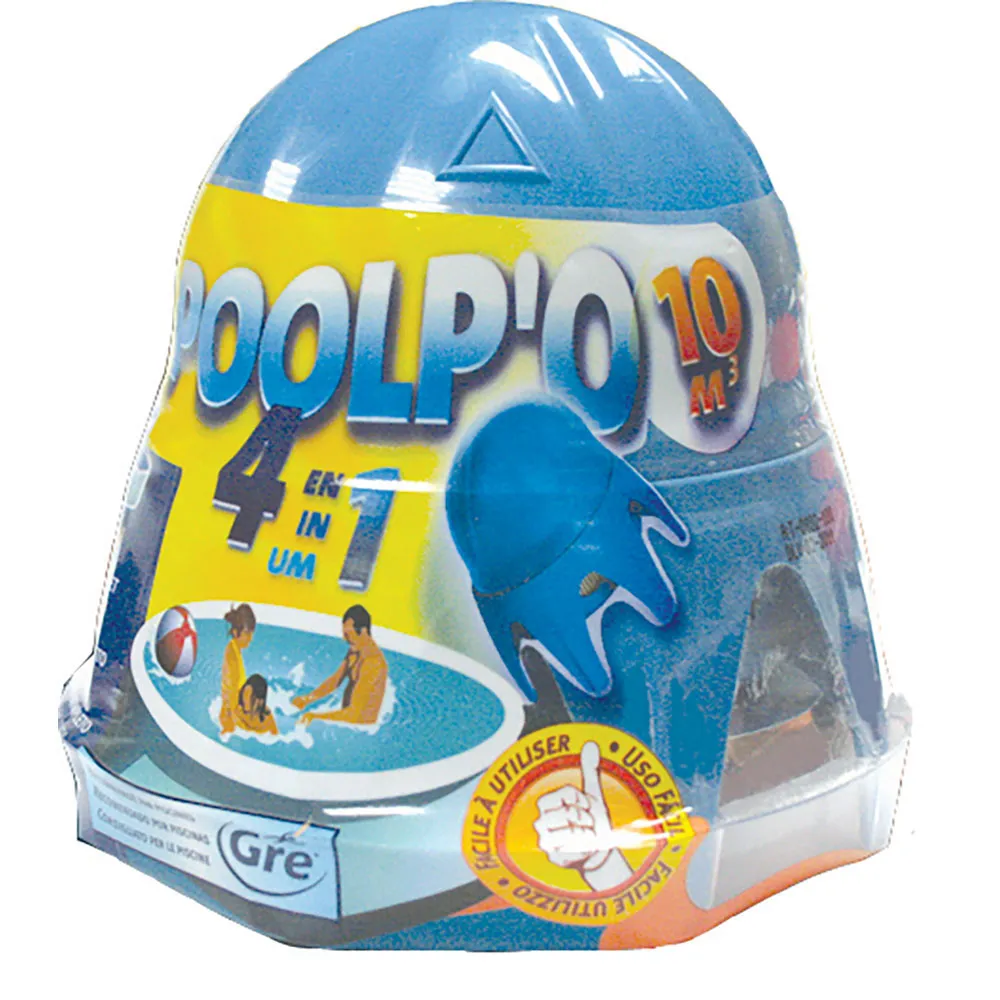 Gre Accessories Poolp´o ³ Multifunktionell Behandling 4 Åtgärder 10-20 M unisex, Blue, 500g