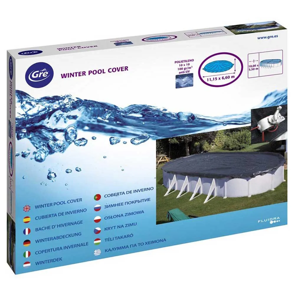 Gre Accessories Premium Vinteröverdrag För Ovala Pooler unisex