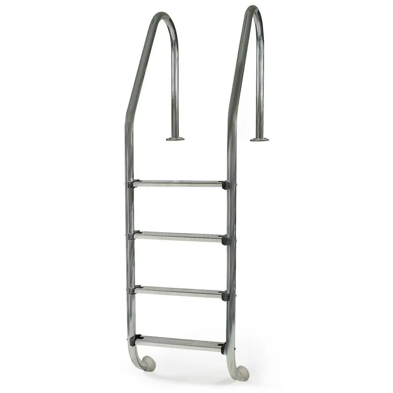 Gre Accessories Standard Inbyggd Poolstege 4 Trappsteg unisex, Silver, One Size
