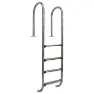 Gre Accessories Stege Till Nedgrävd Pool 4 Trappsteg unisex, Silver, One Size