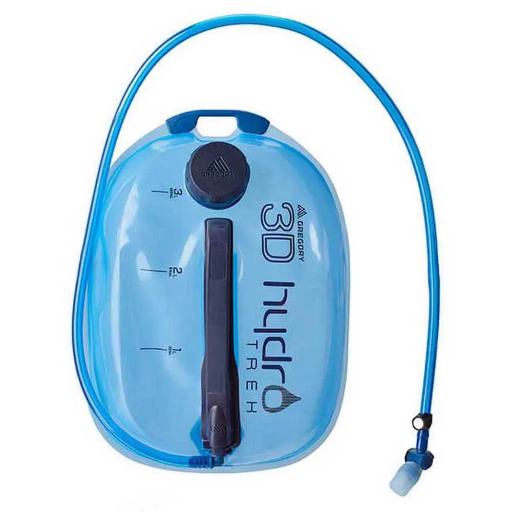 Gregory 3d Hydro Trek Vätskeblåsa 3l, Optic blue, One Size