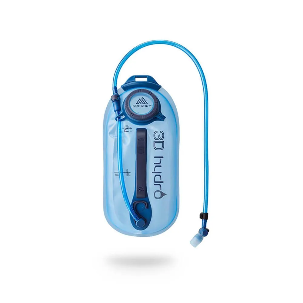 Gregory 3d Hydro Vätskeblåsa 2l, Optic blue, One Size