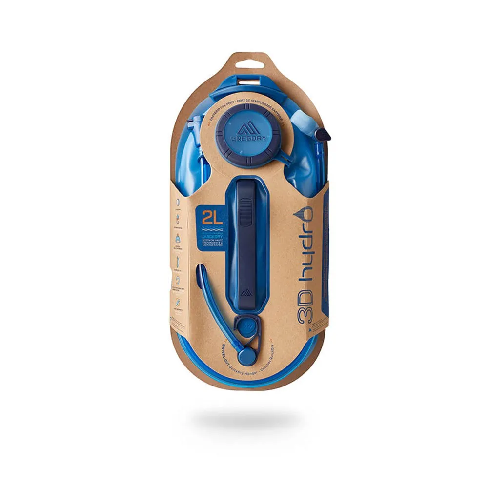 Gregory 3d Hydro Vätskeblåsa 2l, Optic blue, One Size