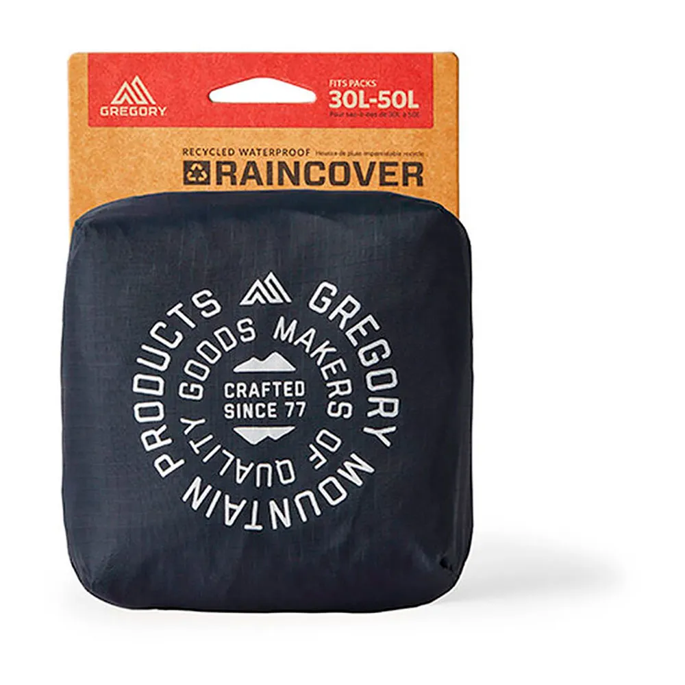 Gregory Raincover 30-50l Regnskydd För Ryggsäck, Obsidian black