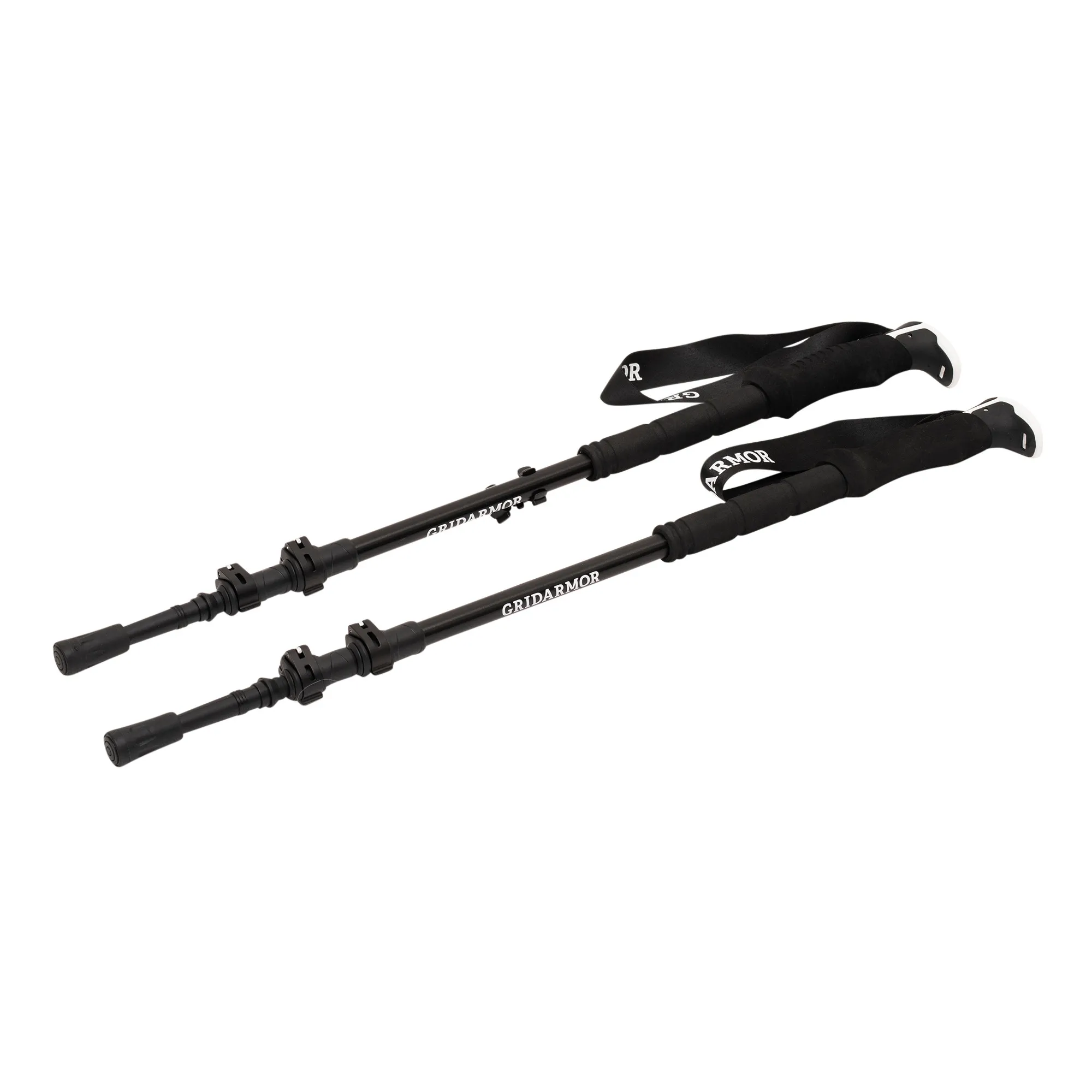 Gridarmor Classic Snowshoe Pole, Black, 110-135 Gridarmor Classic Snowshoe Pole, Black, 110-135