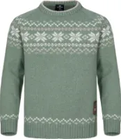 Gridarmor Kids' Snøkrystall Round Neck Ullgenser