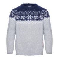 Gridarmor Kids' Snøkrystall Round Neck Ullgenser