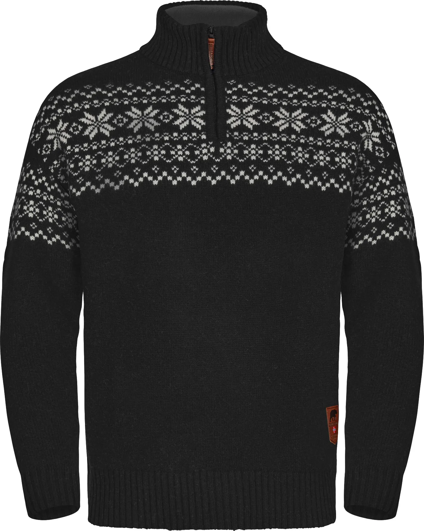 Gridarmor Men's Snøkrystall Half Zip Ullgenser Gridarmor Men's Snøkrystall Half Zip Ullgenser