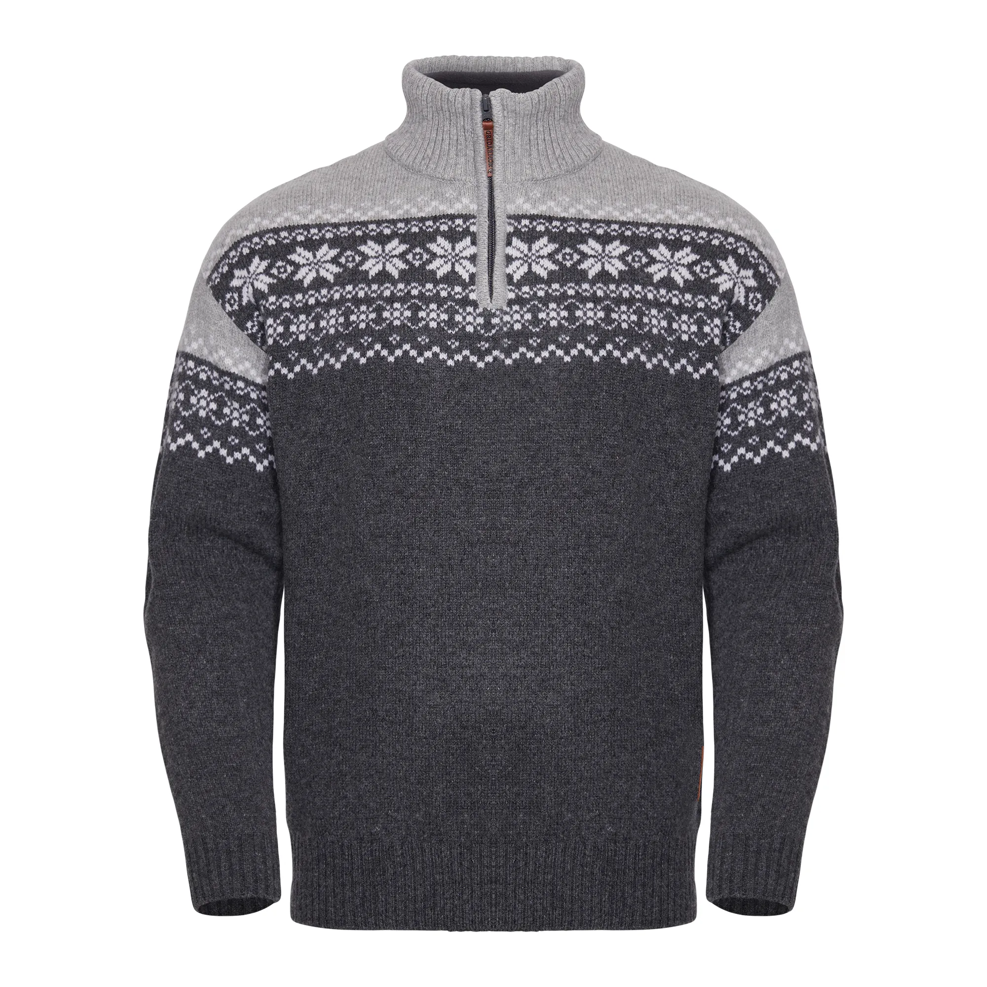 Gridarmor Men's Snøkrystall Half Zip Ullgenser Gridarmor Men's Snøkrystall Half Zip Ullgenser