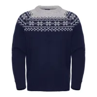 Gridarmor Men's Snøkrystall Round Neck Ullgenser Gridarmor Men's Snøkrystall Round Neck Ullgenser