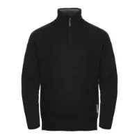 Gridarmor Men's Snøkrystall Solid Half Zip Ullgenser Gridarmor Men's Snøkrystall Solid Half Zip Ullgenser