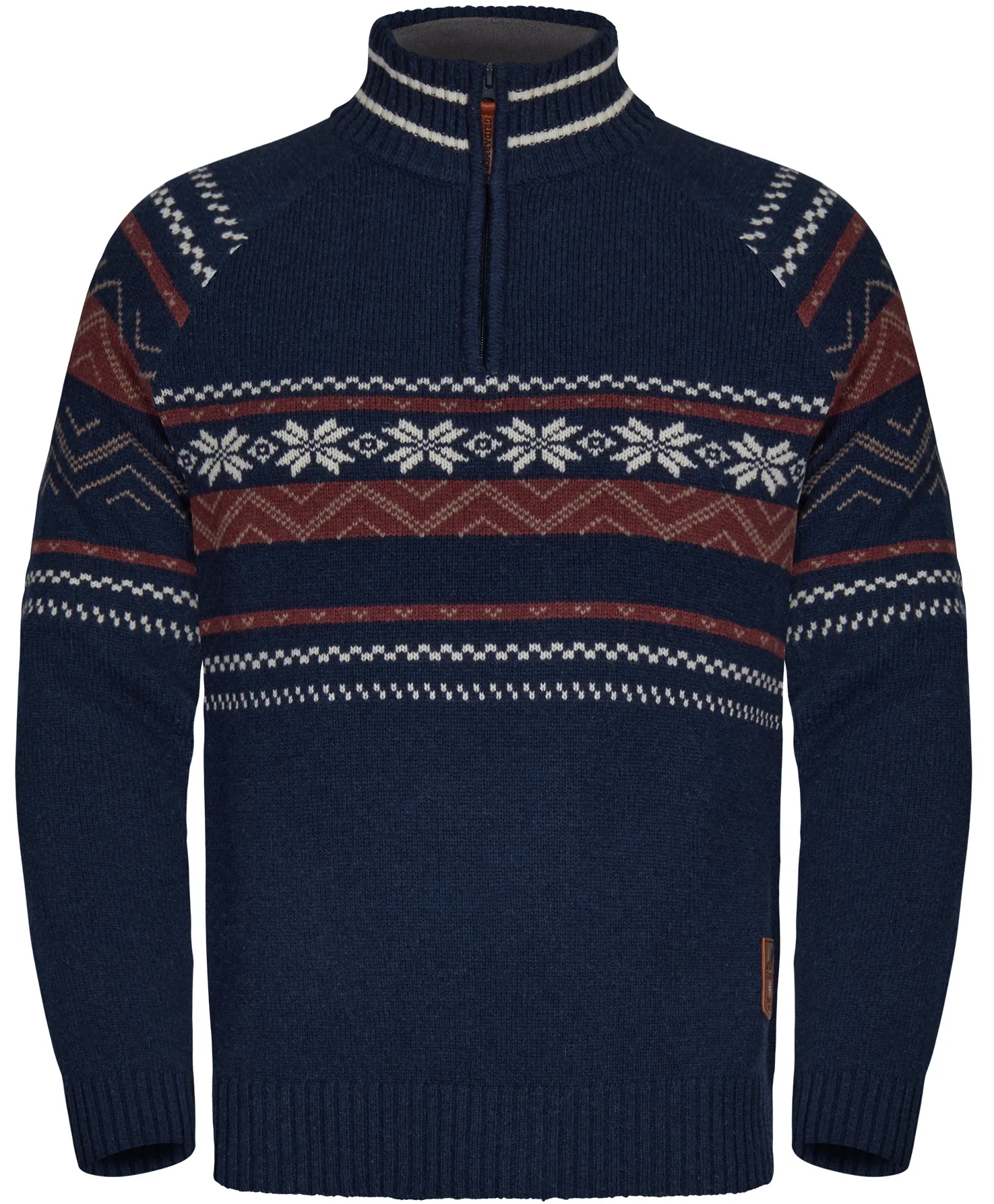 Gridarmor Men's Snøstjerne Half Zip Ullgenser