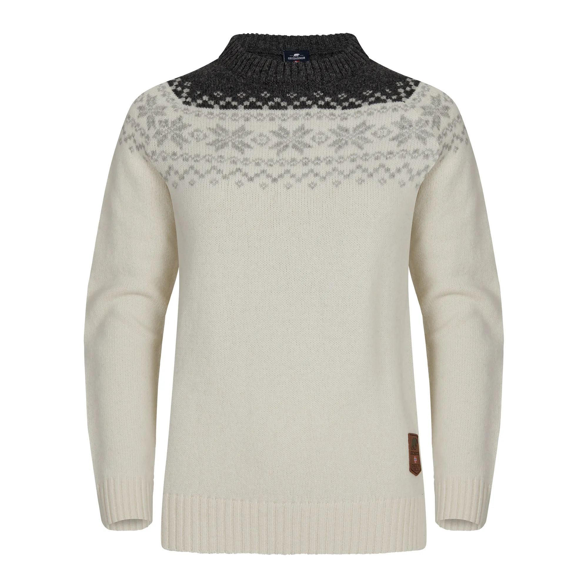 Gridarmor Women’s Snøkrystall Round Neck Ullgenser