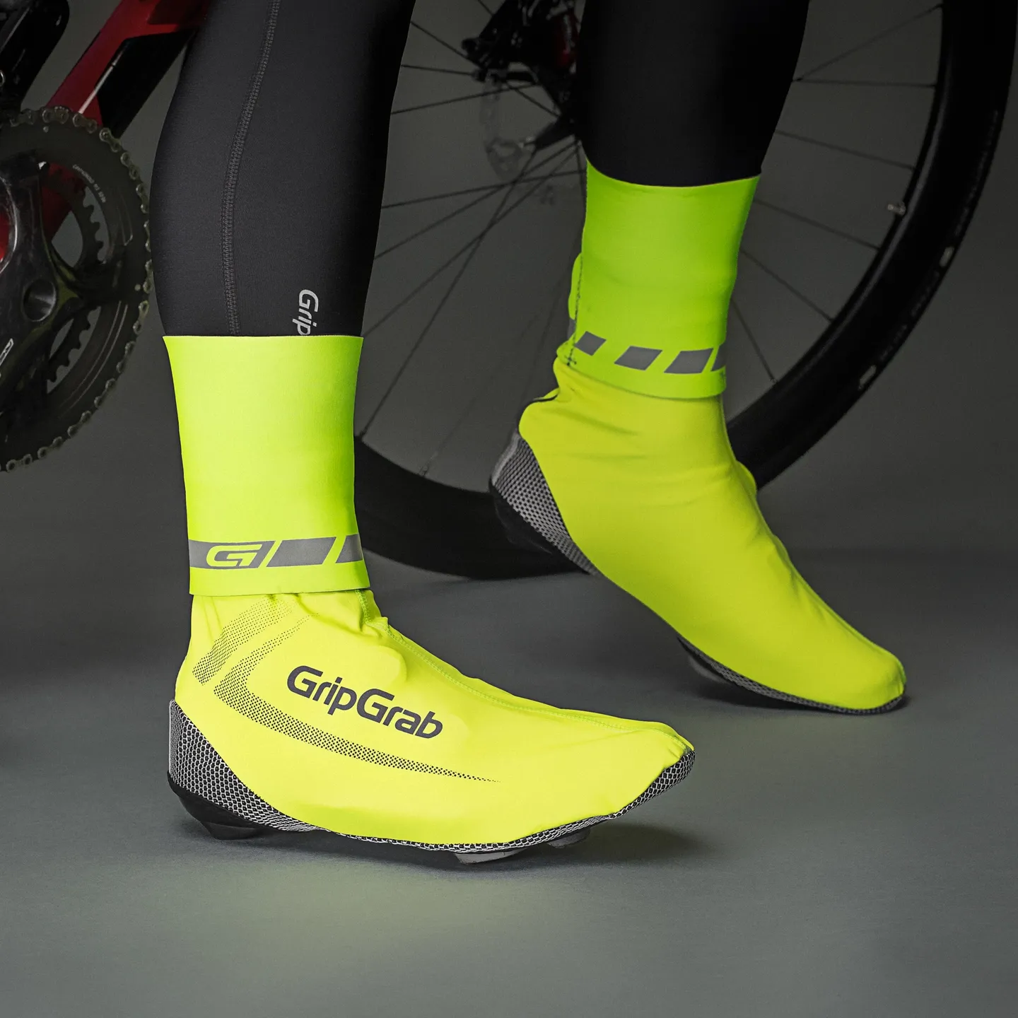 GripGrab Hi-Vis Ankeltrekk GripGrab Hi-Vis Ankeltrekk