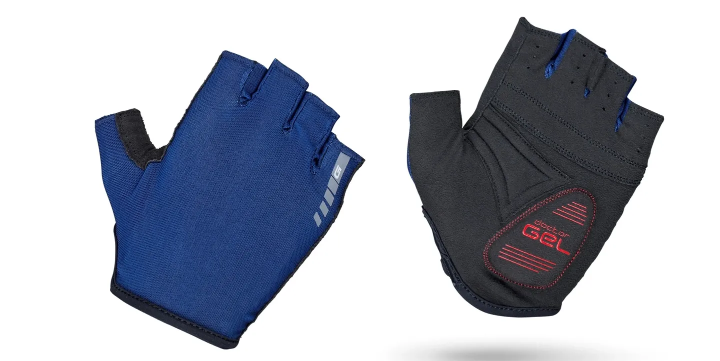 GripGrab Solara Padded Cykelhandskar, Marinblå