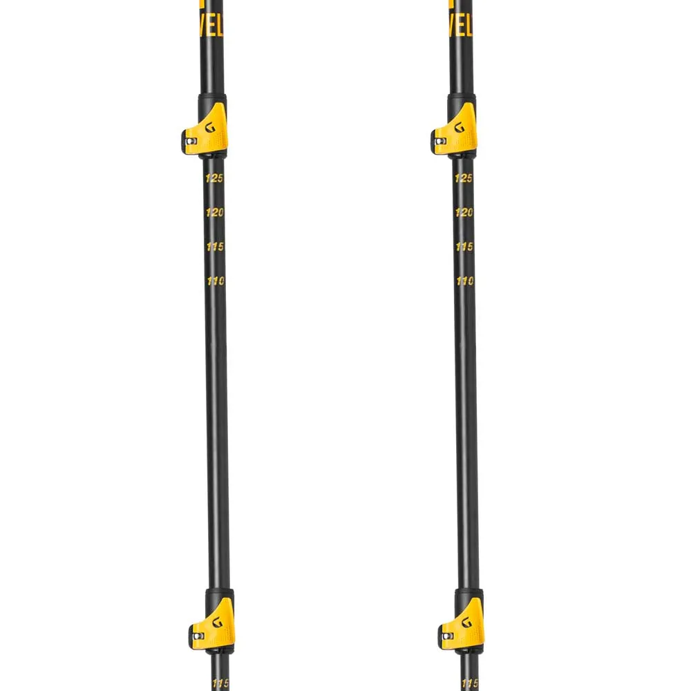 Grivel Condor Evo Alpine 3 Stavar, Black / yellow, 110-140cm