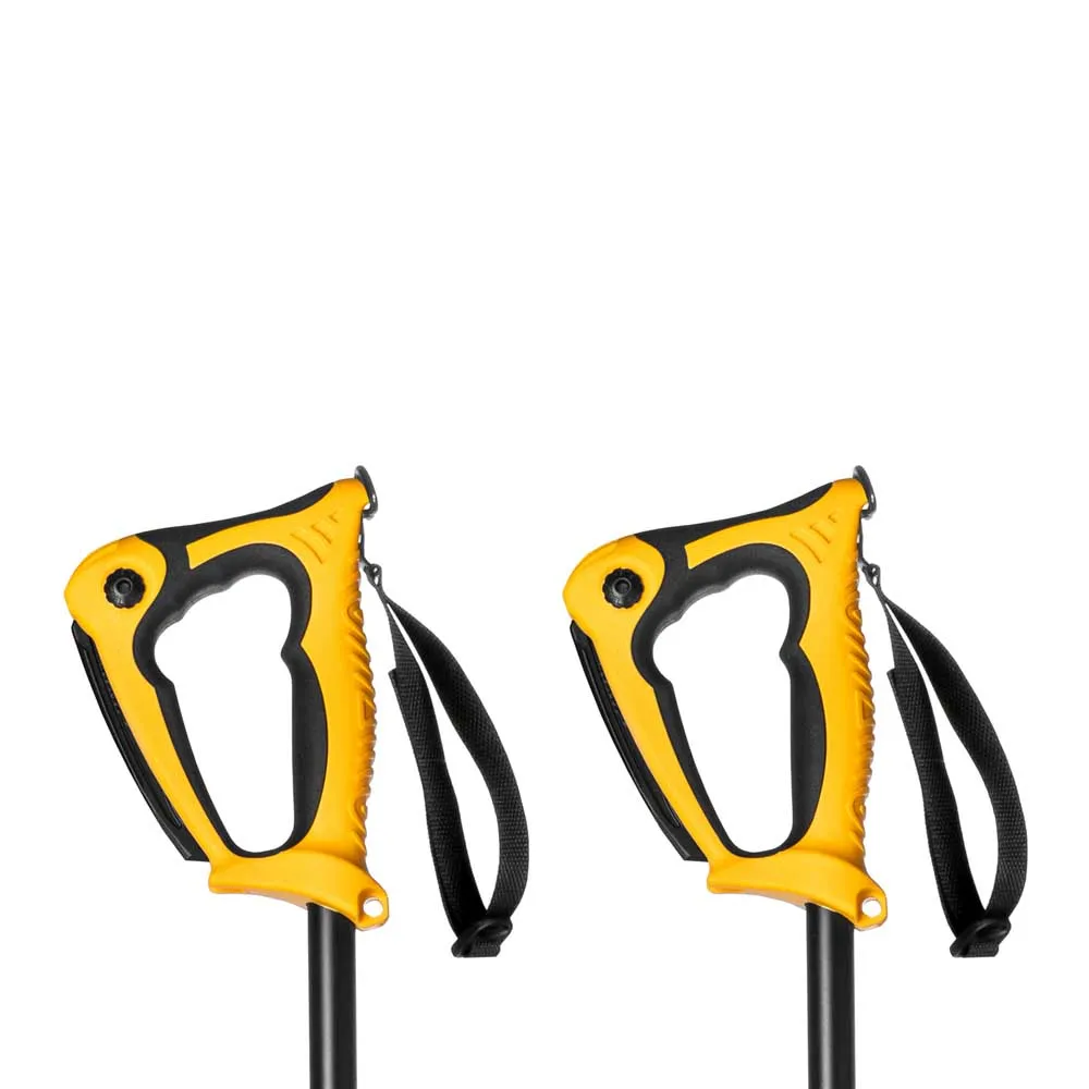 Grivel Condor Evo Alpine 3 Stavar, Black / yellow, 110-140cm