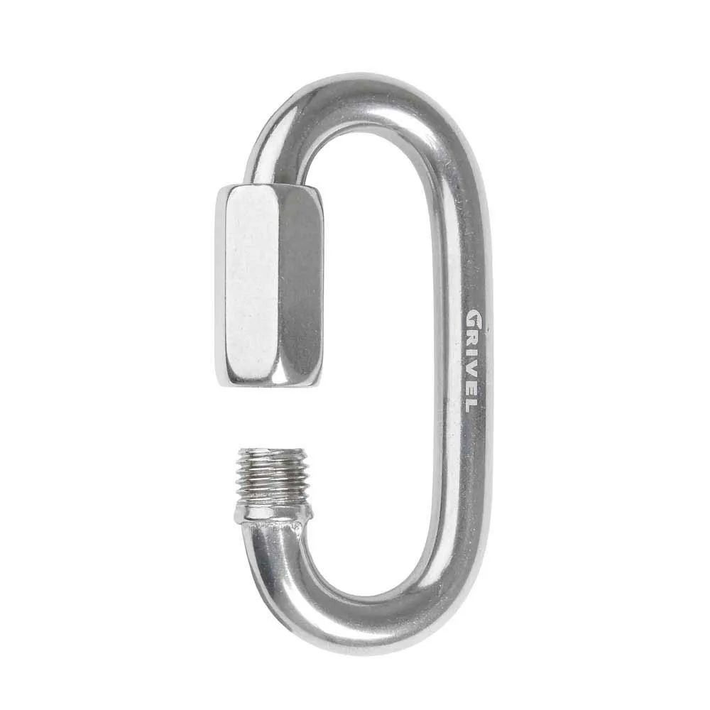 Grivel G-maillon 8 Mm Ankarplatta 5 Enheter, Silver, One Size