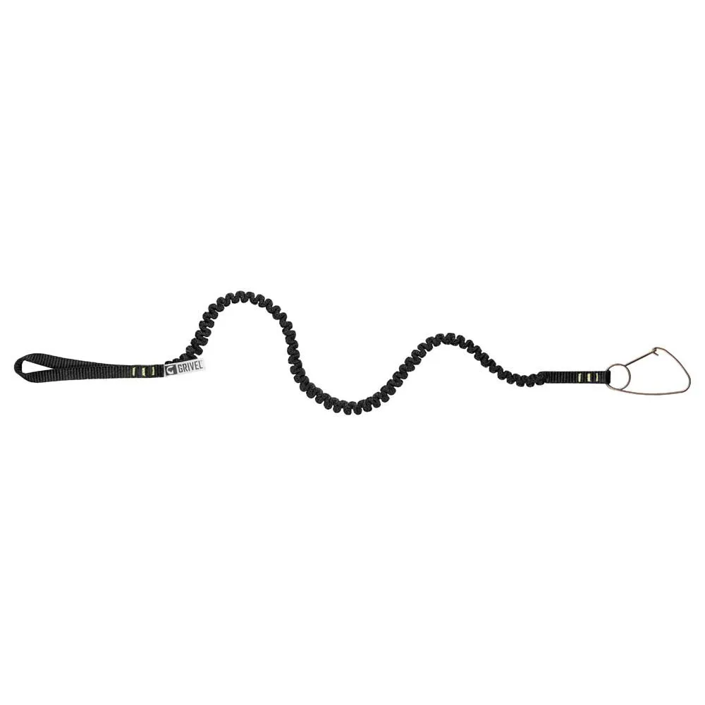 Grivel Single Spring Plus Lanyards&energy Absorbers Ljus, Black, One Size
