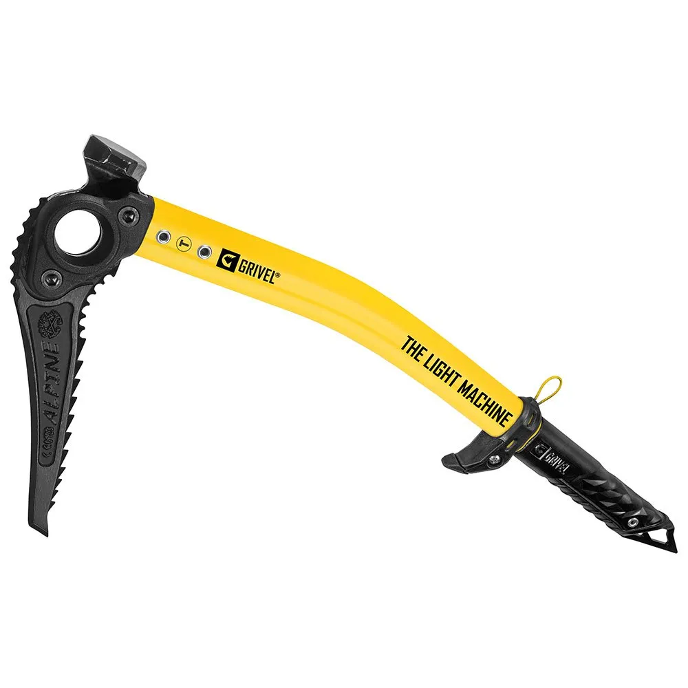 Grivel The Light Machine Alpine Vario G-slider Isyxa Med Hammare, Yellow, 45cm