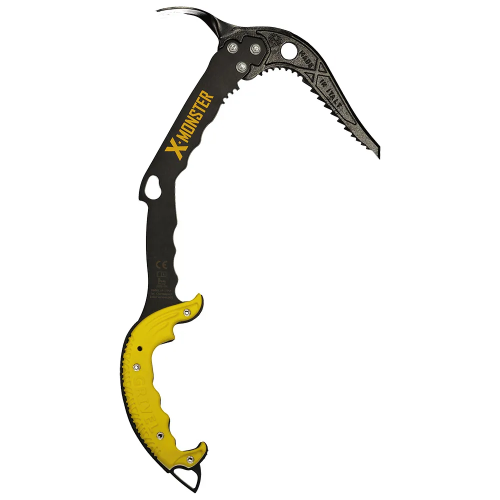 Grivel X-monster Isyxa Med Hammare, Yellow, One Size