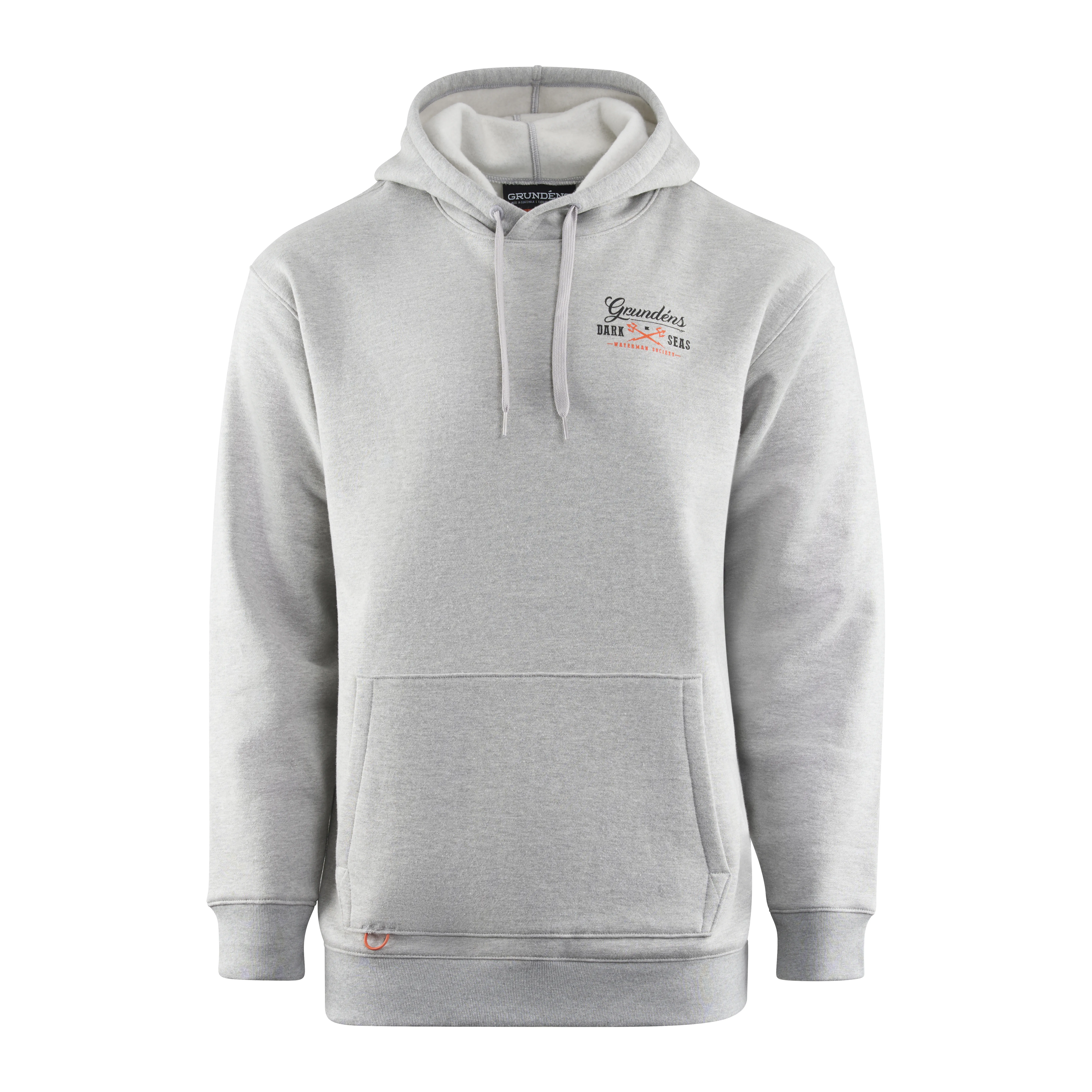 Grundens Men's Dark Seas X Portsmith Hoodie, Atletic heather